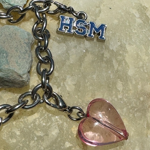 Disney High School Musical Charm Bracelet Silver Toned - Picture 6 of 12